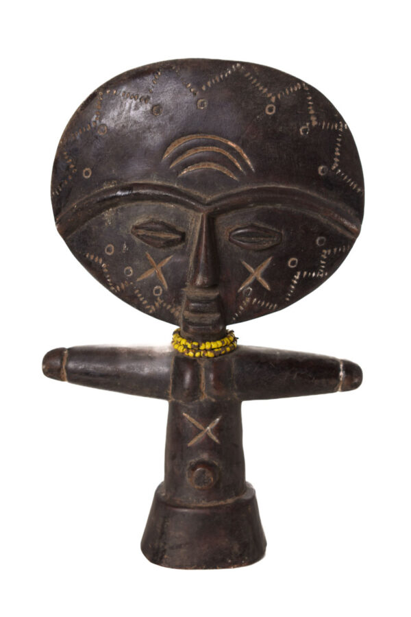 Fertility doll - Wood - Akuaba - Ashanti - Ghana