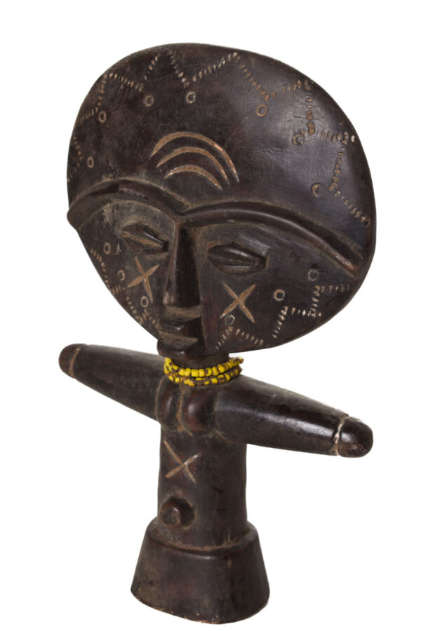 Fertility doll - Wood - Akuaba - Ashanti - Ghana