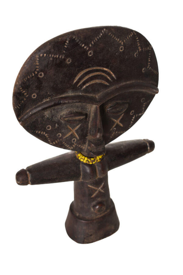 Fertility doll - Wood - Akuaba - Ashanti - Ghana