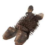 Nkisi Kozo - Glass, Nail, Wood - Bakongo - Congo