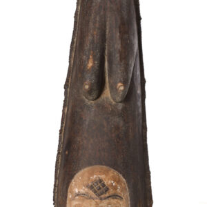 Belly Mask - Wood - Punu- Gabon