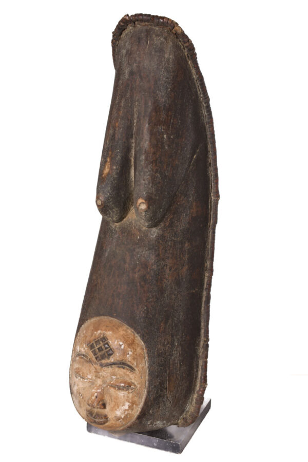 Belly Mask - Wood - Punu- Gabon