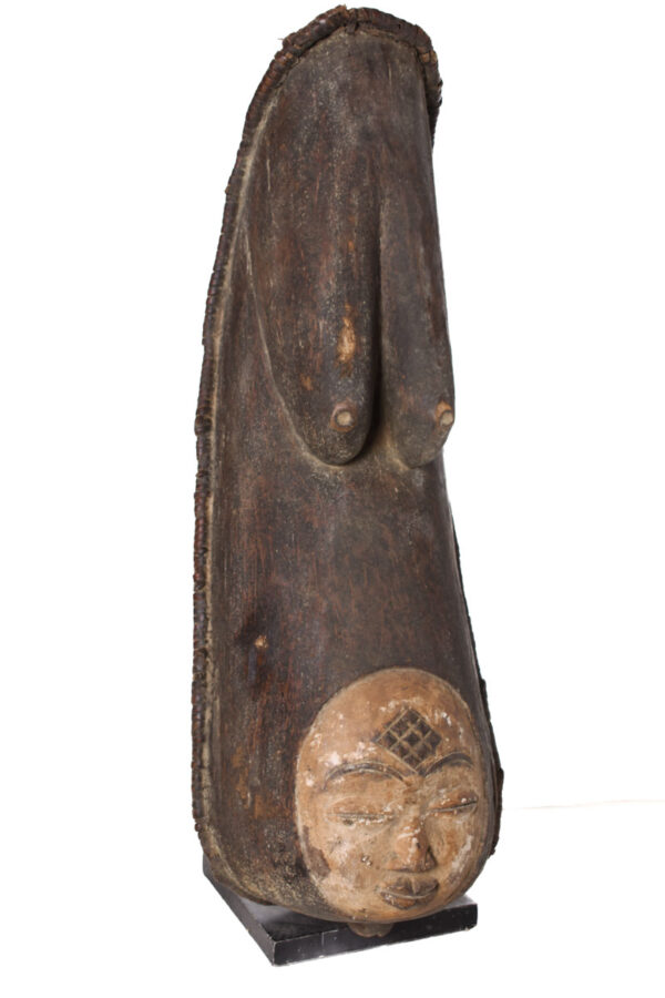 Belly Mask - Wood - Punu- Gabon