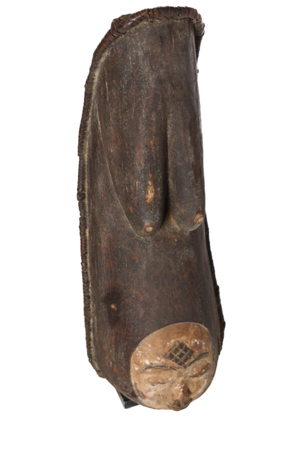 Belly Mask - Wood - Punu- Gabon