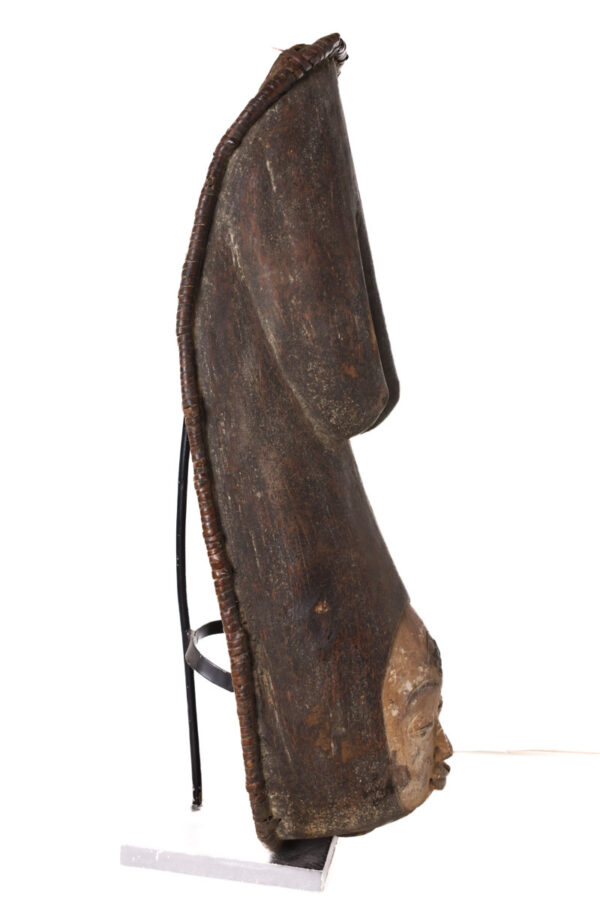 Belly Mask - Wood - Punu- Gabon
