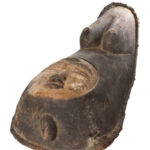 Belly Mask - Wood - Punu- Gabon