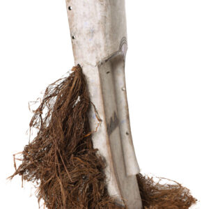 Ngil mask - Wood, Raphia - Fang - Gabon