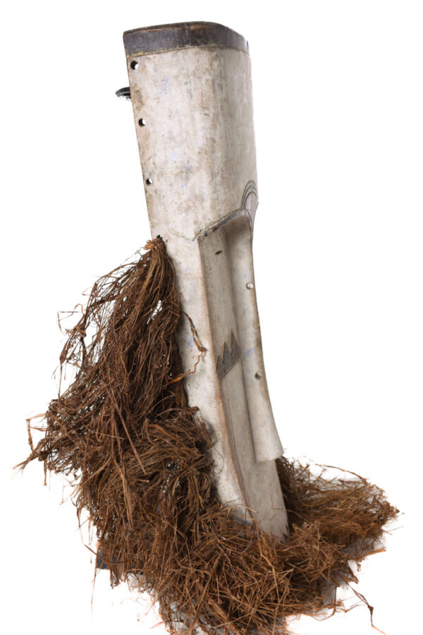 Ngil mask - Wood, Raphia - Fang - Gabon