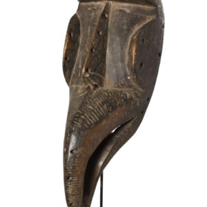 Ge Gon Mask - Wood, Textile - Dan - Ivory Coast