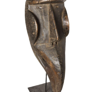 Ge Gon Mask - Wood, Textile - Dan - Ivory Coast
