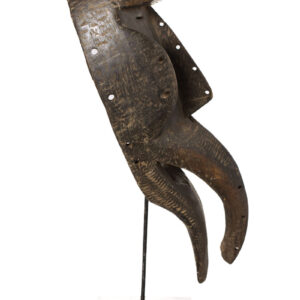 Ge Gon Mask - Wood, Textile - Dan - Ivory Coast