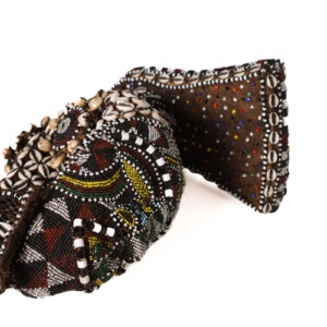 Mask - Beads, Cauris, Plant fibre, Wood - Ngaady A Waash Bushoong - Kuba - Congo