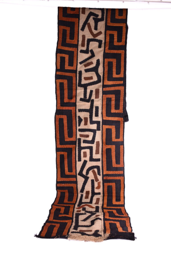 Textile - Cloth - Shoowa-Kuba - DR Congo 340 cm