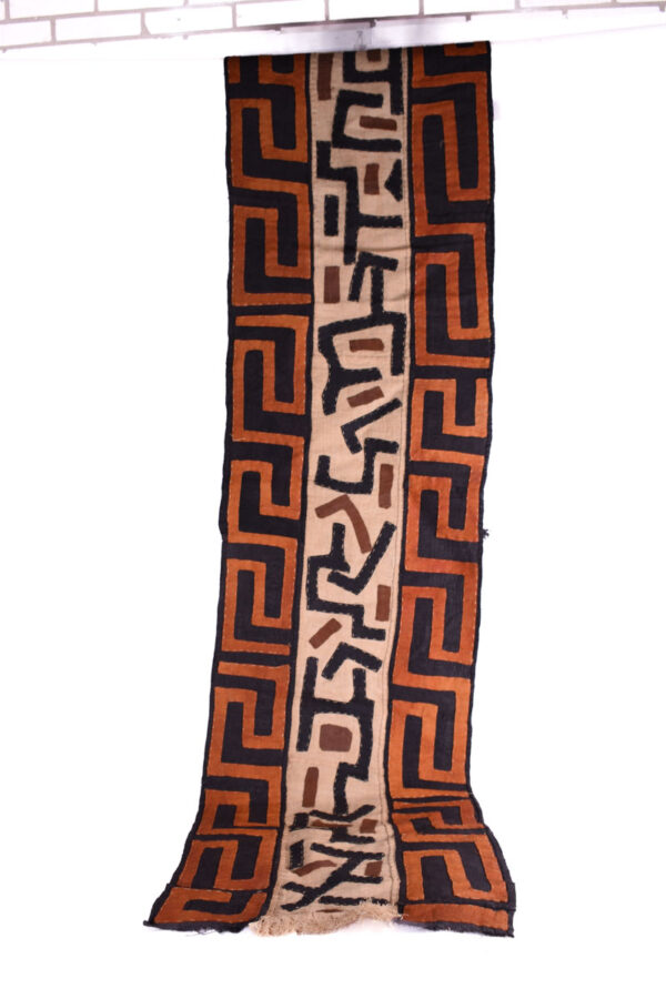 Textile - Cloth - Shoowa-Kuba - DR Congo 340 cm