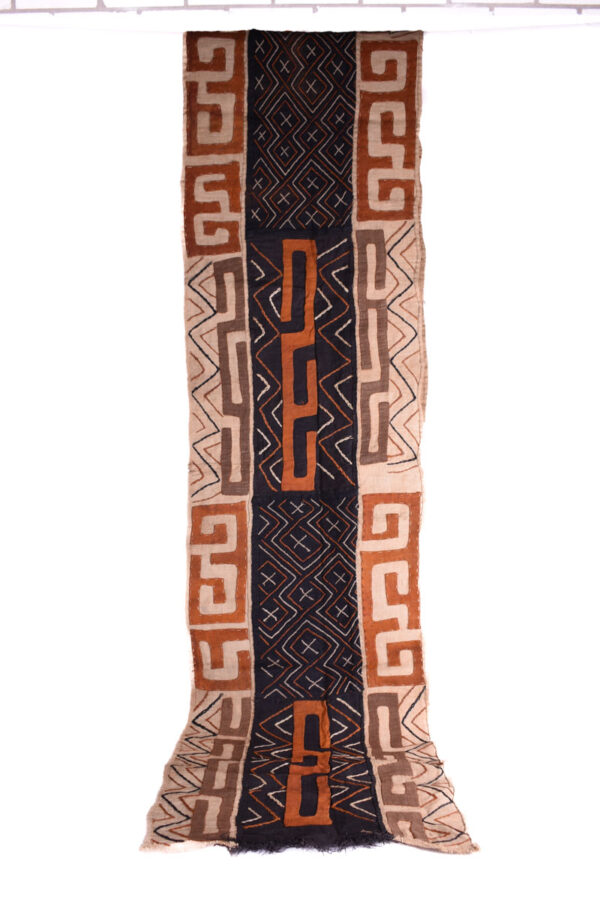 Textile - Cloth - Shoowa-Kuba - DR Congo 330 cm