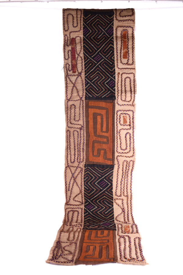 Textile - Cloth - Shoowa-Kuba - DR Congo 360 cm