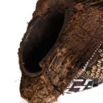 Royal Mask - Beads, Cauri, Wood - Bwoom - Kuba - DR Congo
