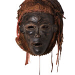 Mask - Wood, Rope - Lwena - Angola