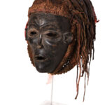 Mask - Wood, Rope - Lwena - Angola