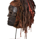 Mask - Wood, Rope - Lwena - Angola