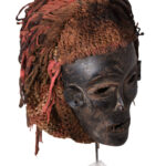 Mask - Wood, Rope - Lwena - Angola