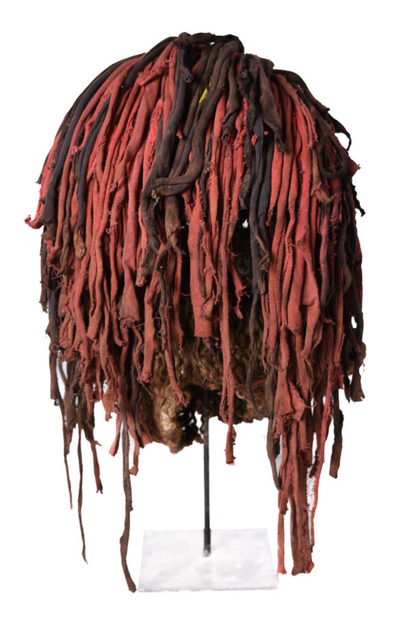 Mask - Wood, Rope - Lwena - Angola