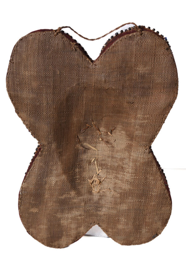 Panel- Beads, Cauris, Plant fibre, Wood - Ngaady A Waash Bushoong - Kuba - Congo