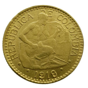 Colombia 5 Peso 1919