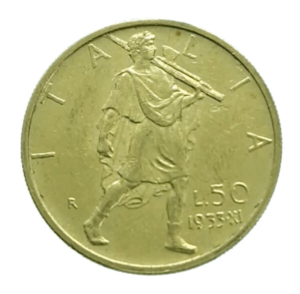 Italy 50 Lire 1933 Vittorio Emanuele III - Rome