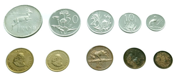 South-Africa Rand Proofset 1973 1 + 2 Rand