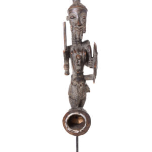 Ceremonial Pipe - Wood- Lulua- Congo