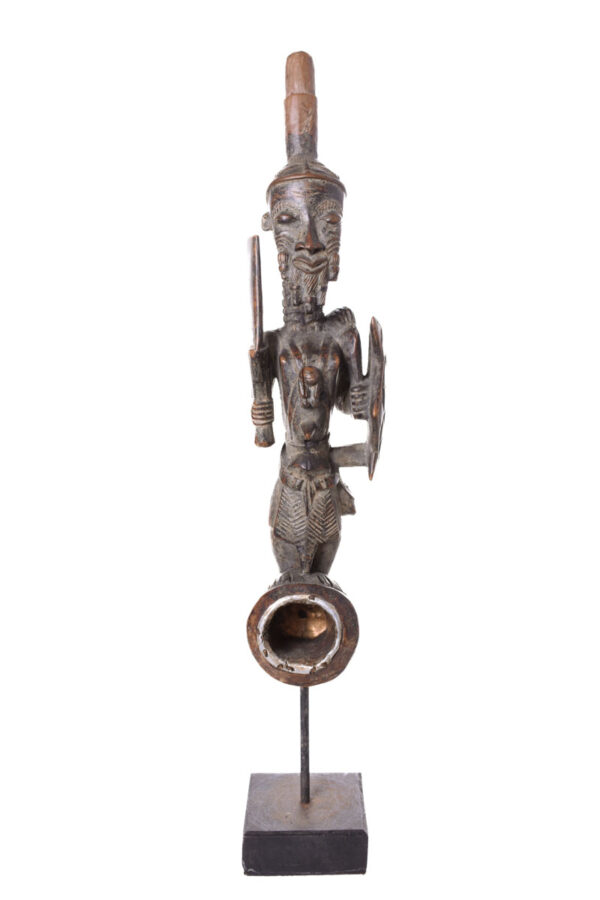 Ceremonial Pipe - Wood- Lulua- Congo
