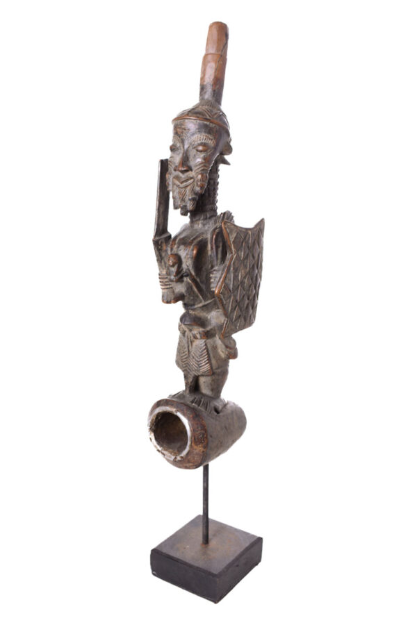 Ceremonial Pipe - Wood- Lulua- Congo