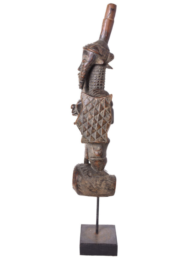 Ceremonial Pipe - Wood- Lulua- Congo