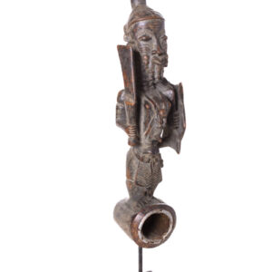 Ceremonial Pipe - Wood- Lulua- Congo