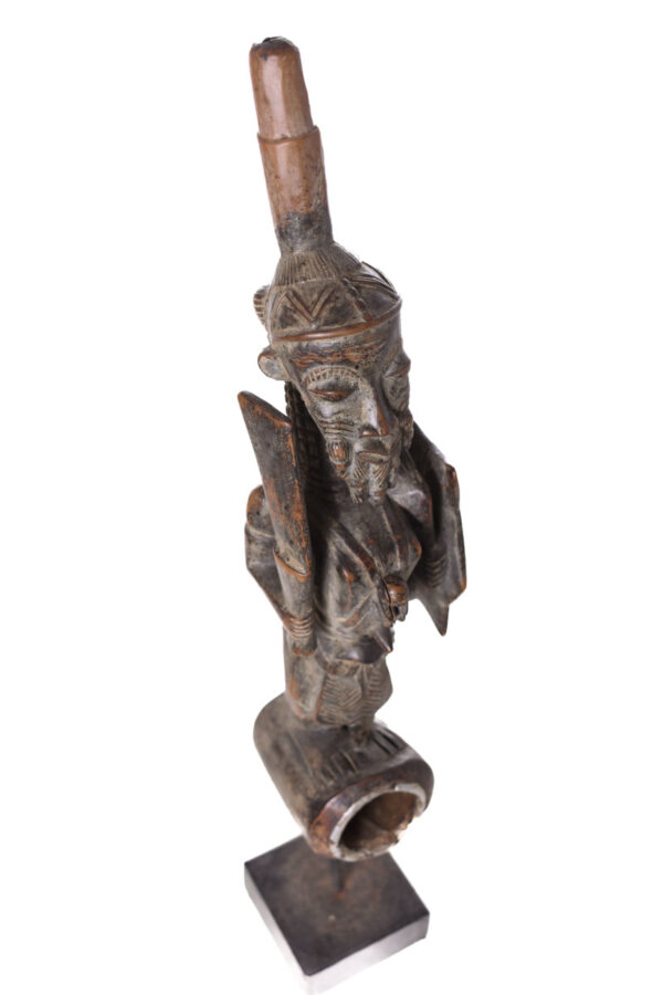 Ceremonial Pipe - Wood- Lulua- Congo