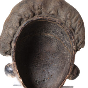 Mask - Terracotta,Textile - Mwana Pwo - Chokwe - DR Congo