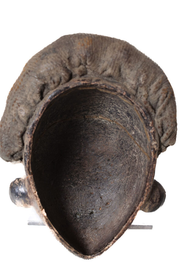 Mask - Terracotta,Textile - Mwana Pwo - Chokwe - DR Congo