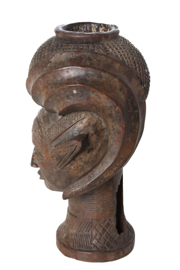 Anthropomorphic Cup - Wood - Kuba - Congo
