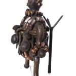 Fertility Doll - Bronze, Beads, Wood - Namji