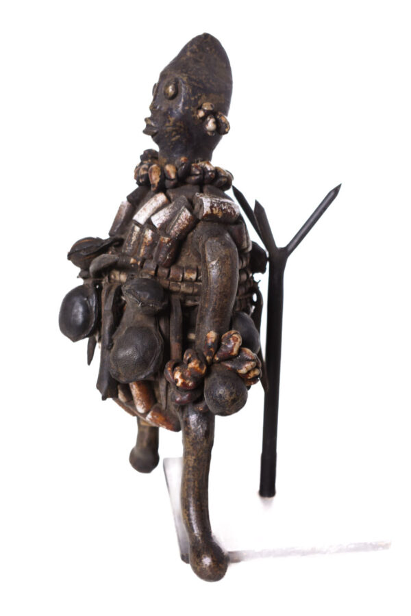 Fertility Doll - Bronze, Beads, Wood - Namji