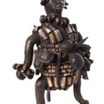 Fertility Doll - Bronze, Beads, Wood - Namji