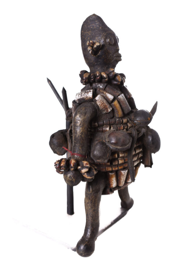 Fertility Doll - Bronze, Beads, Wood - Namji