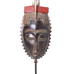 Dance mask - Wood - Baule - Ivory Coast