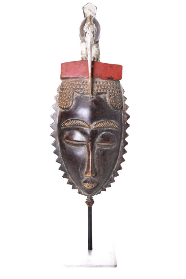 Dance mask - Wood - Baule - Ivory Coast