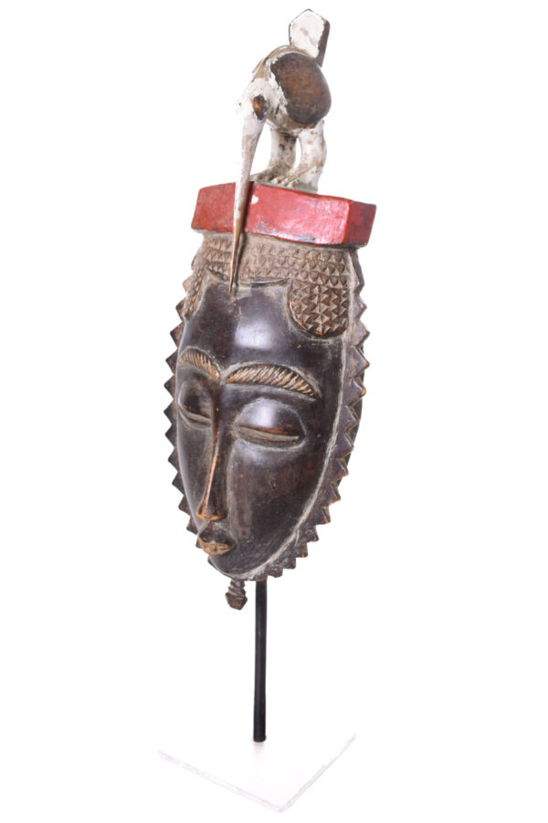 Dance mask - Wood - Baule - Ivory Coast