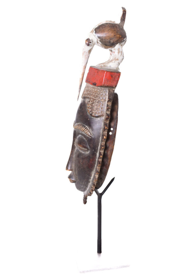 Dance mask - Wood - Baule - Ivory Coast