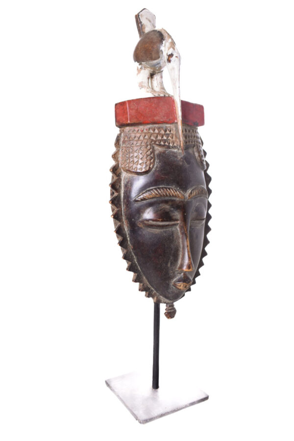 Dance mask - Wood - Baule - Ivory Coast