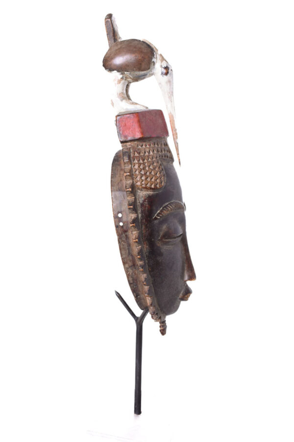 Dance mask - Wood - Baule - Ivory Coast