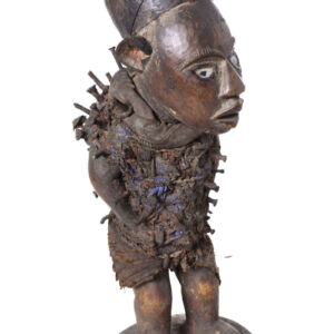 Figure - Wood, nails, glass - Nkisi - Yombe - Congo